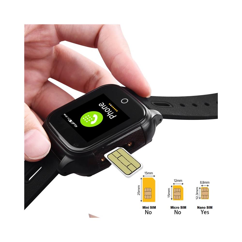 Smartwatch Fa28 Display 1,3 Gps +Cellulare Wifi Fotocamera Cardiofrequenza Nero - Europa - Foto 4