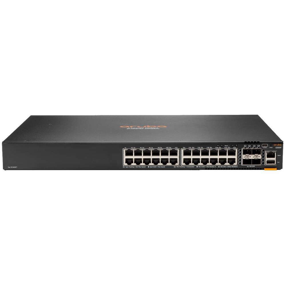 Switch 6200F 24G Class4 PoE 4SFP+ 370W Gestito L3 Gigabit Ethernet (10/100/1000) (PoE) 1U RJ-45: 24 Nero - Foto 1