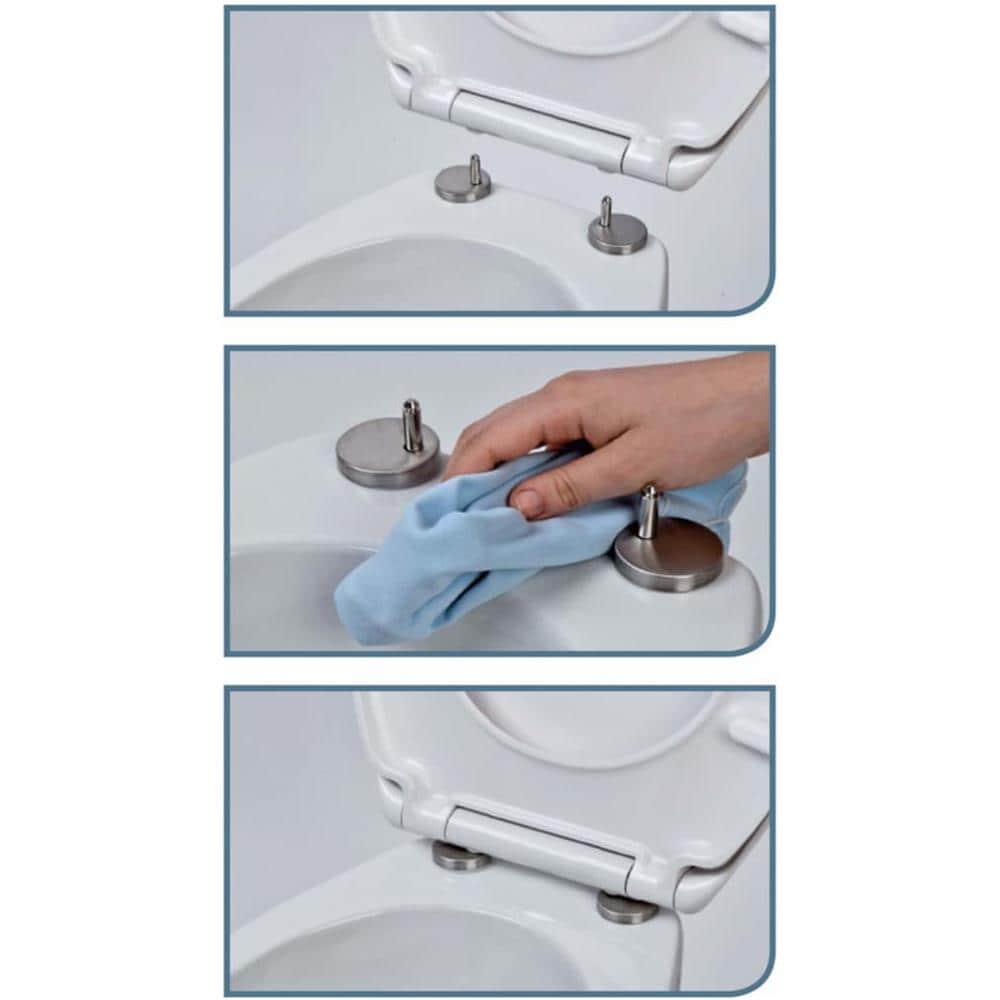 Tavoletta WC in Duroplast con Chiusura Rallentata ANTHRAZIT - Foto 3