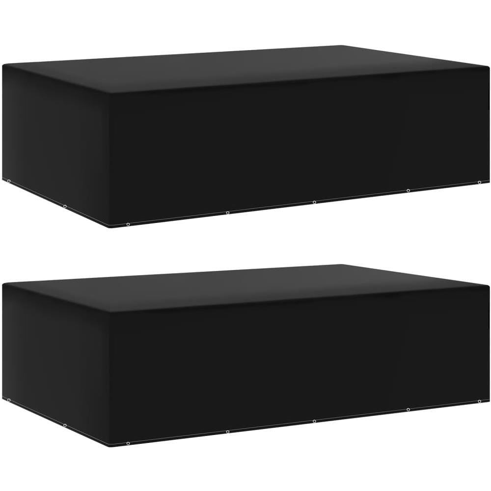 Coperture per Mobili da Giardino 2 pz 12 Occhielli 325x205x90cm - Foto 1