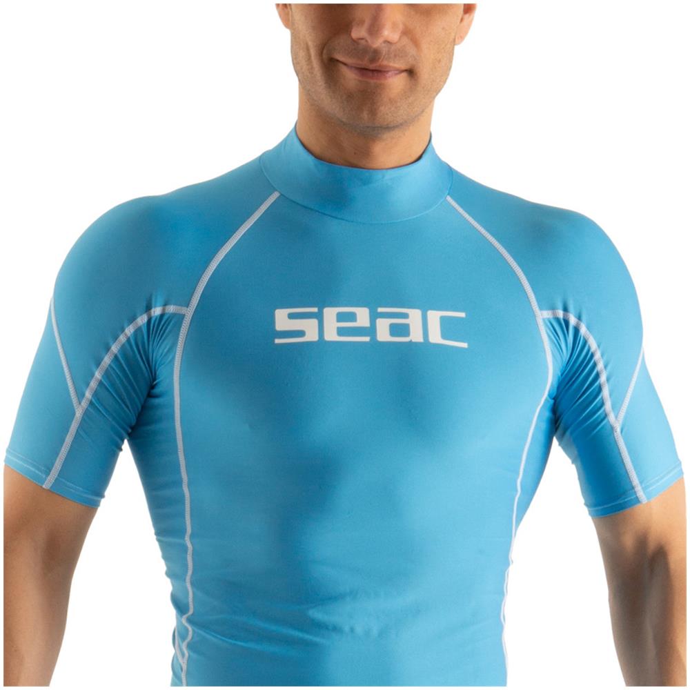 Seac Rashguard Raa Short Evo Uomo Azzurro M - Foto 2