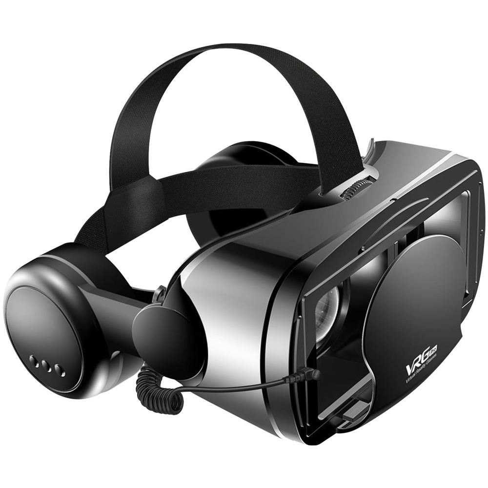 Casco Vr 3d Per Smartphone Lenti Anti-fatica Cavo Jack Audio Da 3,5 Mm - Foto 1