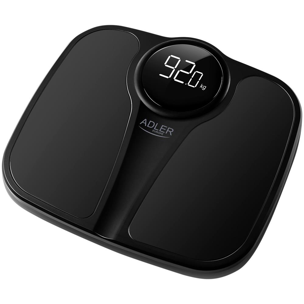Ad8172b Bilancia Pesapersone Digitale Alta Precisione 180kg, Display Lcd Autospegnimento Bianco - Foto 1