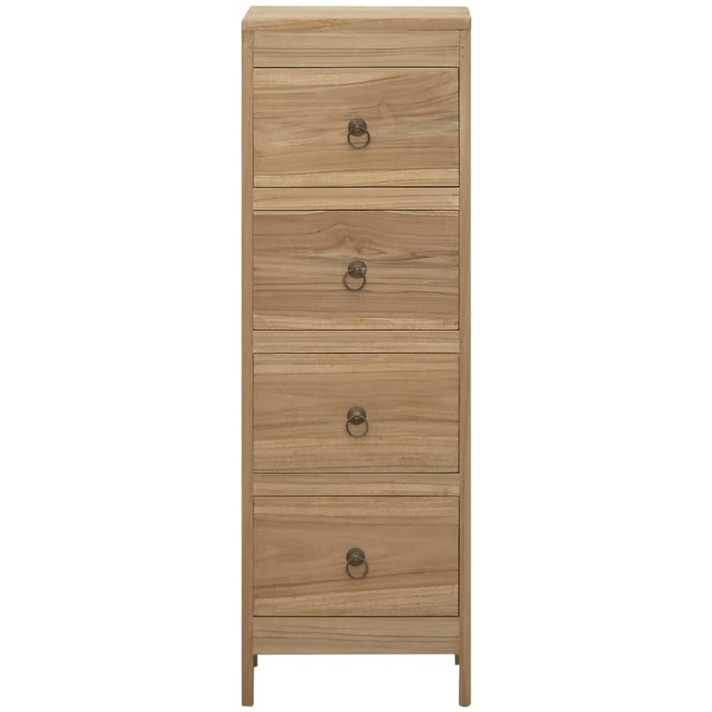 Cassettiera 30x30x90 Cm In Legno Massello Di Teak - Foto 2