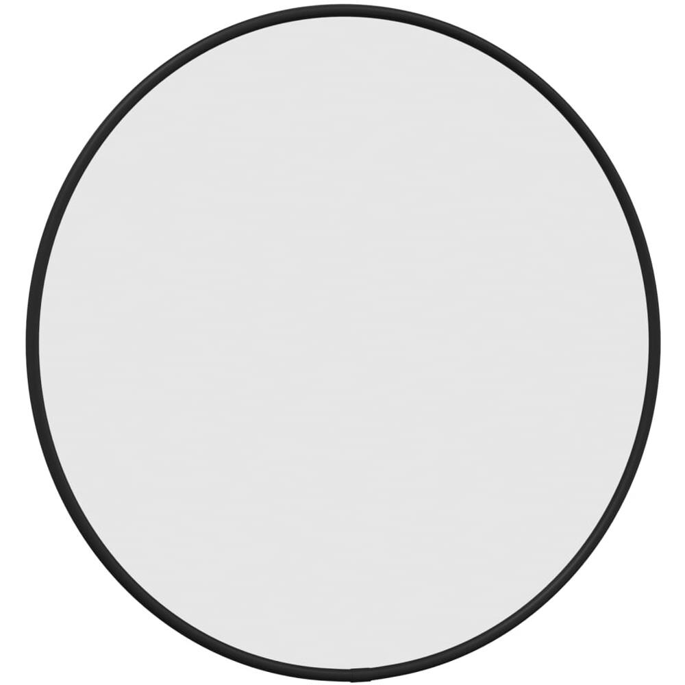 Specchio Da Parete Nero 40 Cm Rotondo - Foto 3