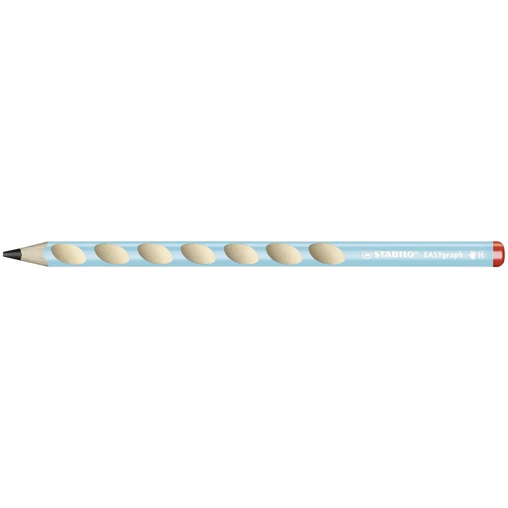 EASYgraph - School Set - Azzurro - per Destrimani - con Gomma + Temperino - Foto 2