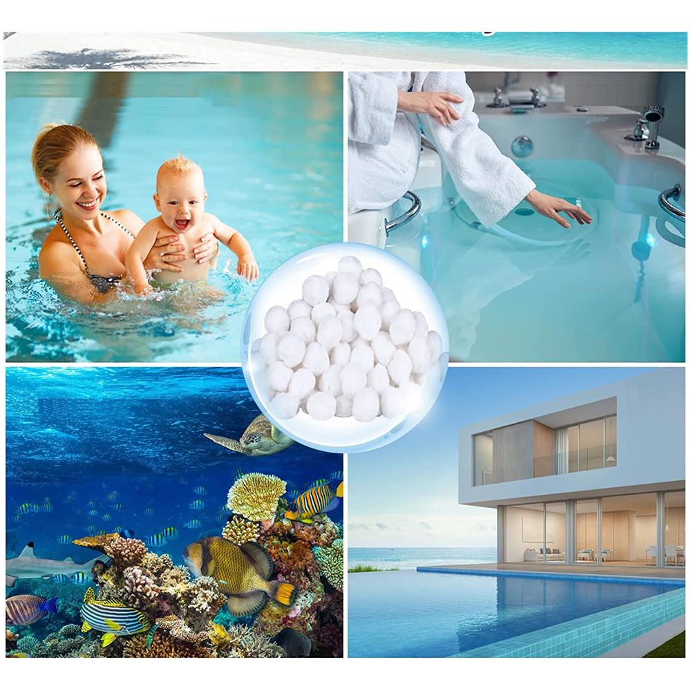 Palline filtro assorbenti per spa, jacuzzi, piscina 8 cm (set 4 pezzi) - Foto 2