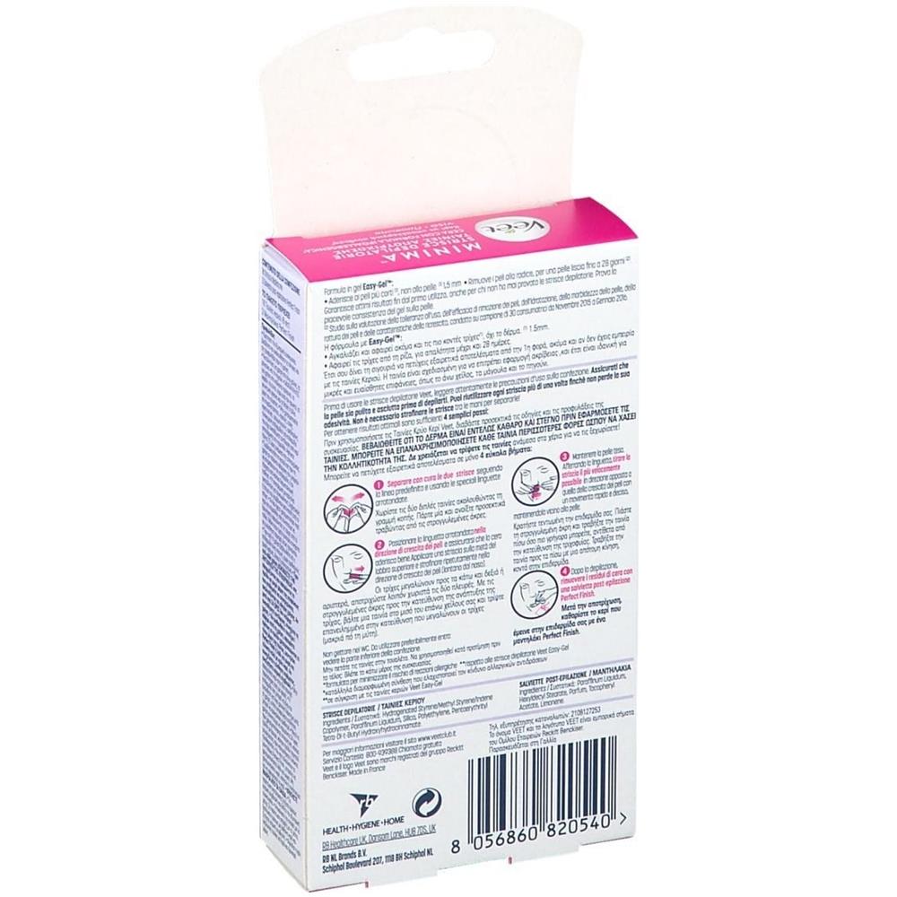 Veet Strisce Viso Ipoallergeniche 16 Pezzi - Foto 2