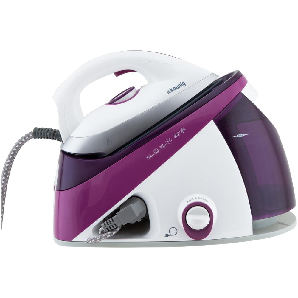 V26 Ferro da Stiro con Caldaia Potenza 2400 Watt Colore Bianco / Rosa - Foto 2