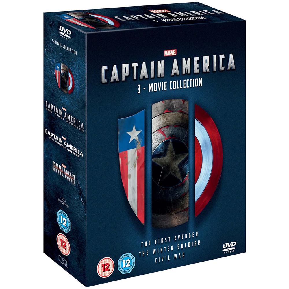 Captain America: 3-Movie Collection (3 Dvd) [ Edizione: Regno Unito] - Foto 1