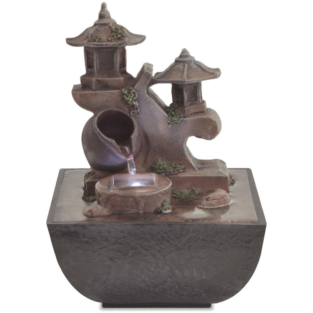 Fontana Da Interni Con Luce A Led In Poliresina - Foto 2