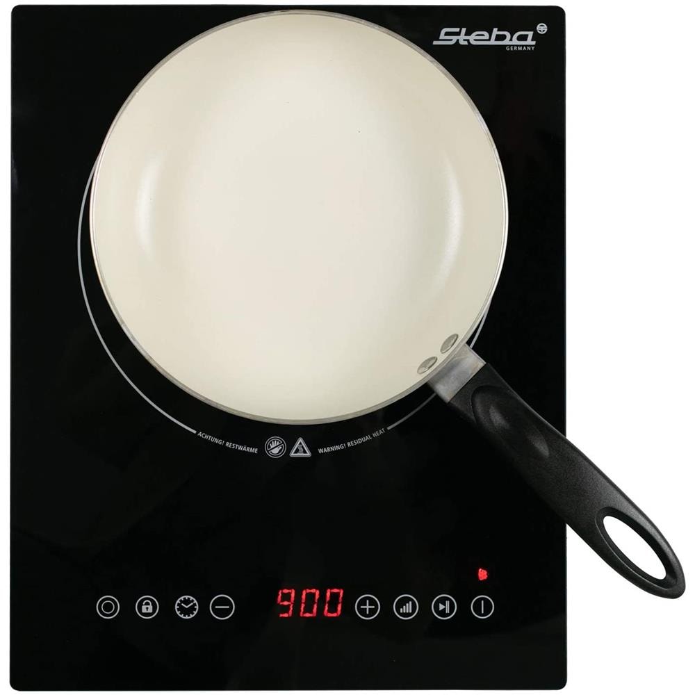 Hk 30 Nero, Acciaio Inossidabile Superficie Piana Ceramica 1 Fornello Hk 30, Nero, Acciaio Inossidabile, Superficie Piana, Ceramica, Vetro-ceramica, 1 Fornello (i), 1 Fornello (i)  - Foto 2