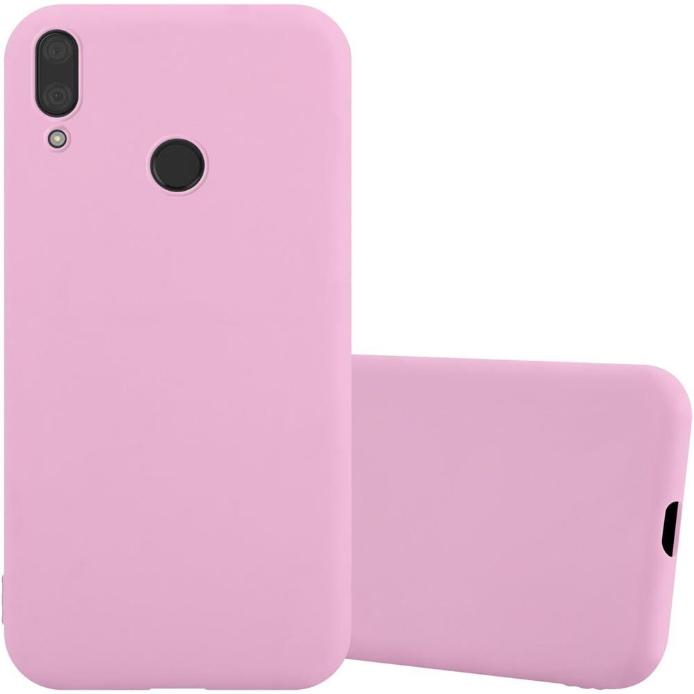 Custodia Compatibile Con Huawei Y7 2019 / Y7 Prime 2019 In Candy Rosa - Coperchio Protettivo In Silicone Tpu Flessibile - Foto 1