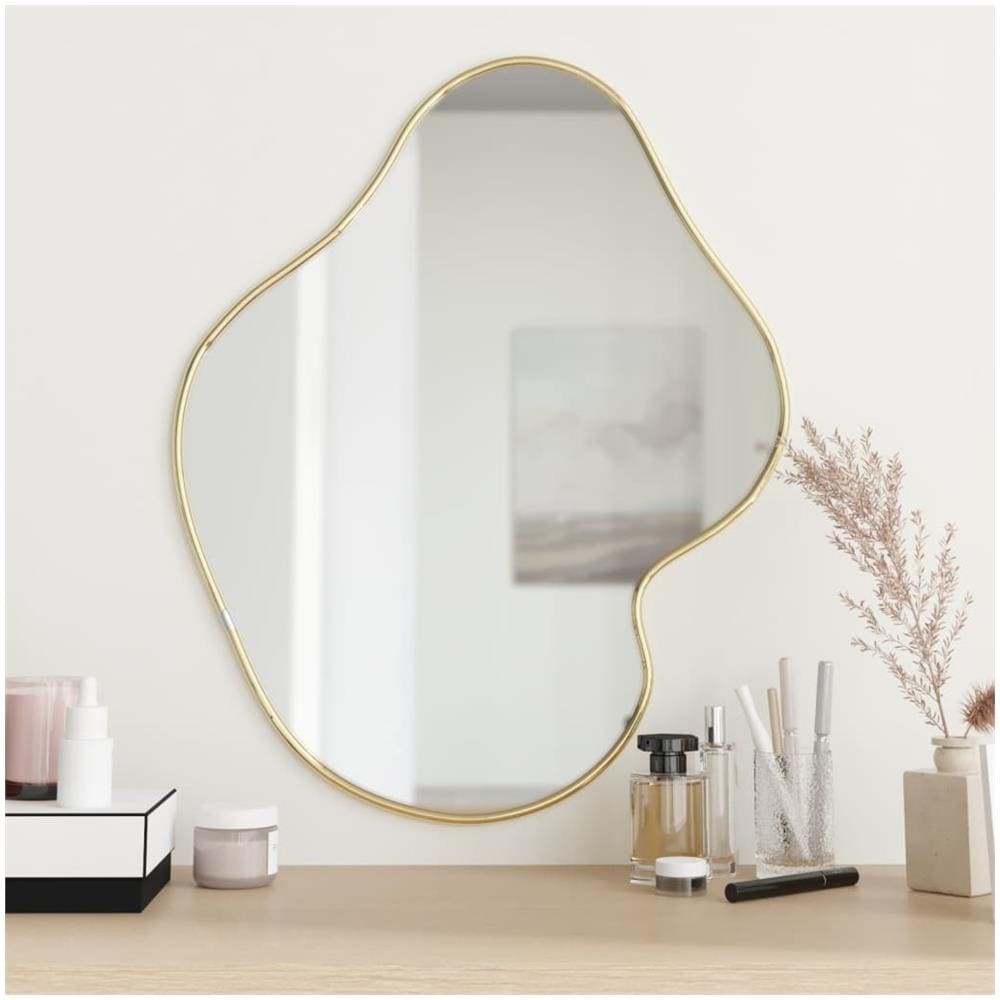 Specchio Da Parete Dorato 60x50 Cm - Foto 1