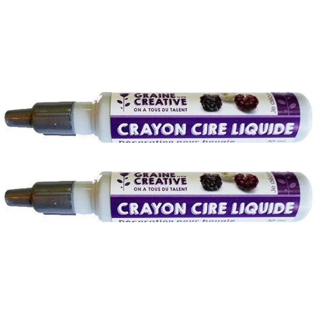 2 Matite A Cera Liquida Per Candela - Argento - Foto 1