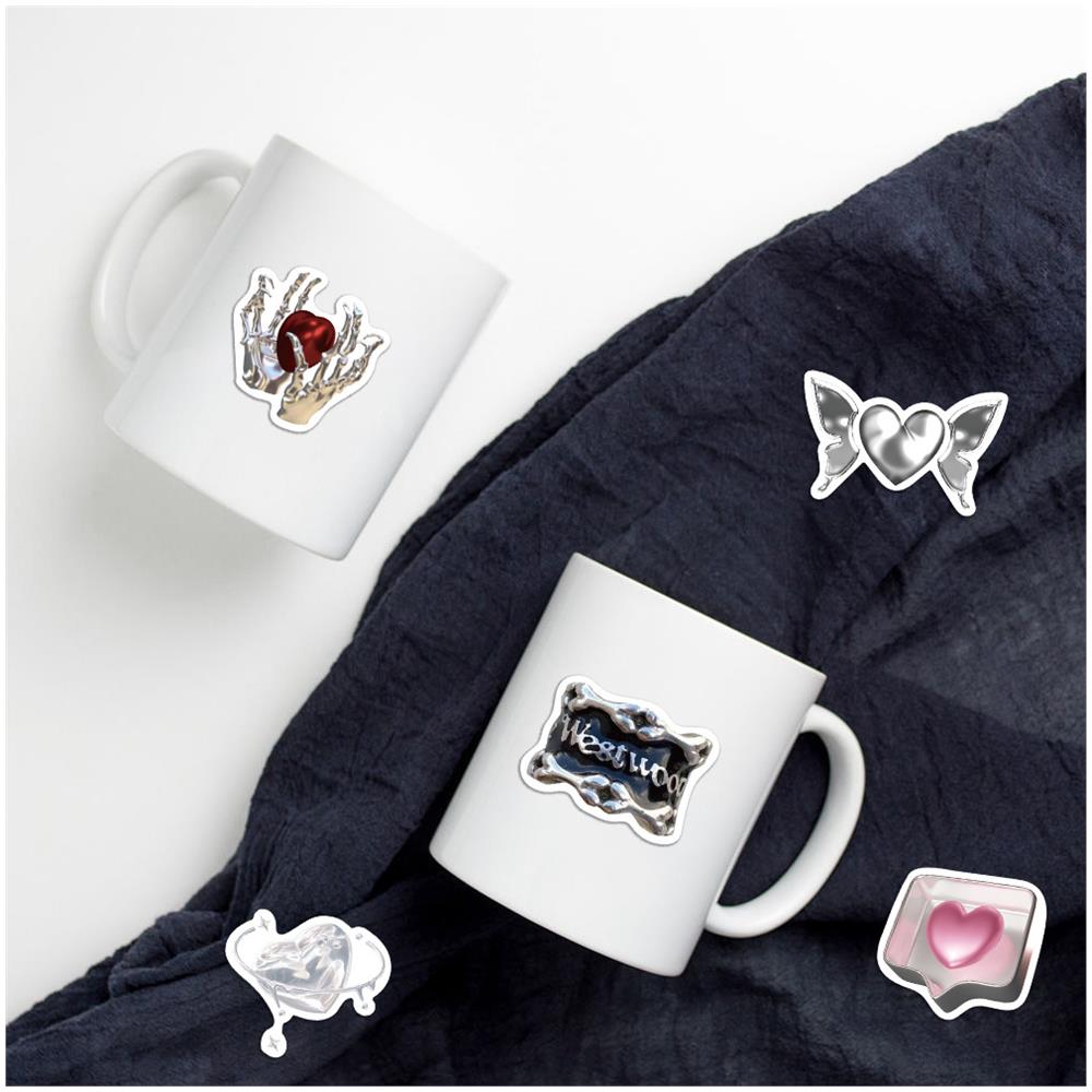 Confezione Da 66 Adesivi Estetici Impermeabili Multicolor - Foto 5