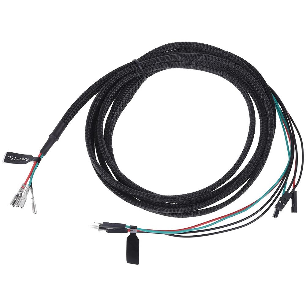 ALPHACOOL - Powerbutton / switch Connection Cable 200cm - Black - ePRICE