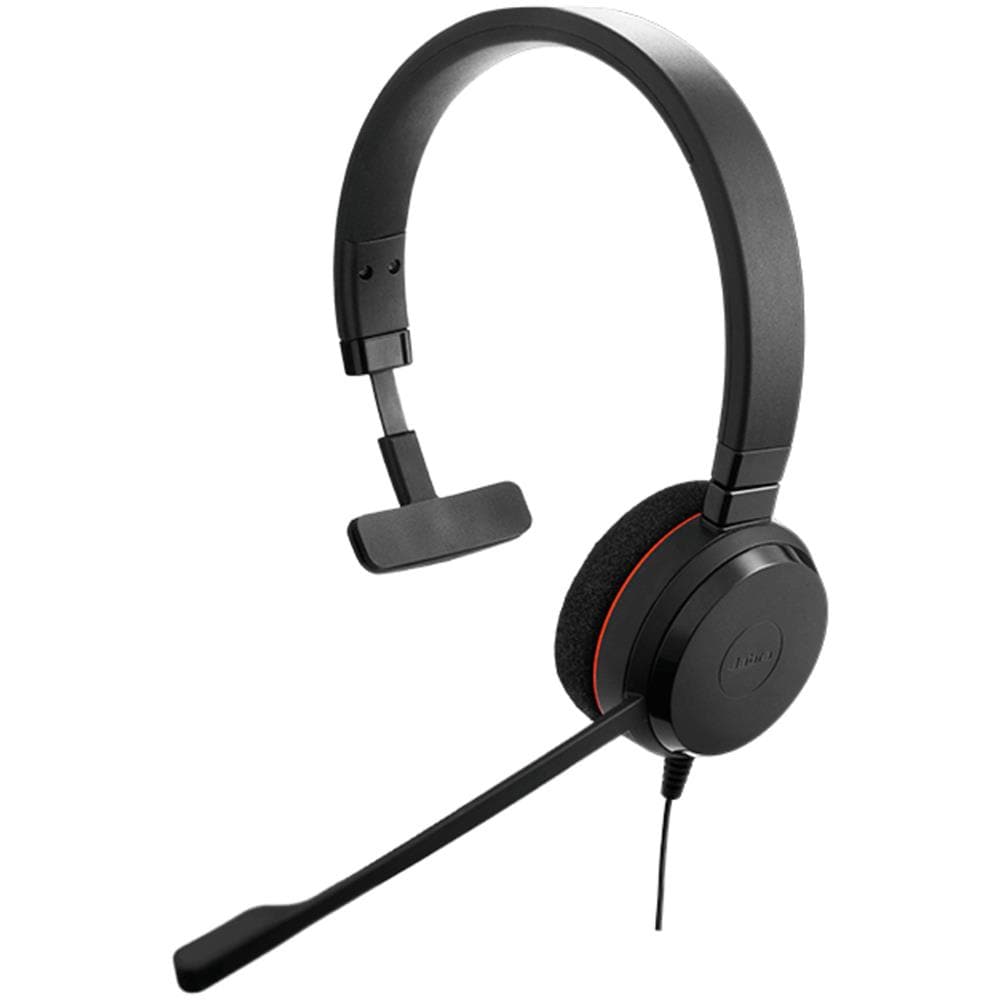 Cuffie Mono Evolve 20 MS con USB-C e Microfono Integrato Nero - Foto 1