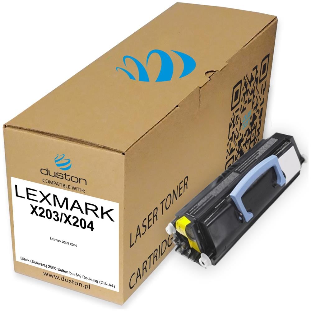 TONER COMPATIBILE - 3x X203a21g Negro Compatible Con Lexmark X203 X204 - Foto 2