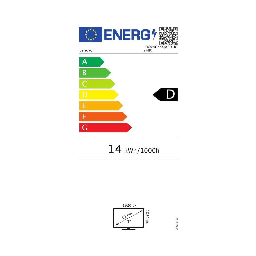Monitor 23.8" LED IPS ThinkCentre Tiny-in-One 24 Gen 4 1920x1080 Full HD Tempo di Risposta 4 ms - Europa - Foto 2