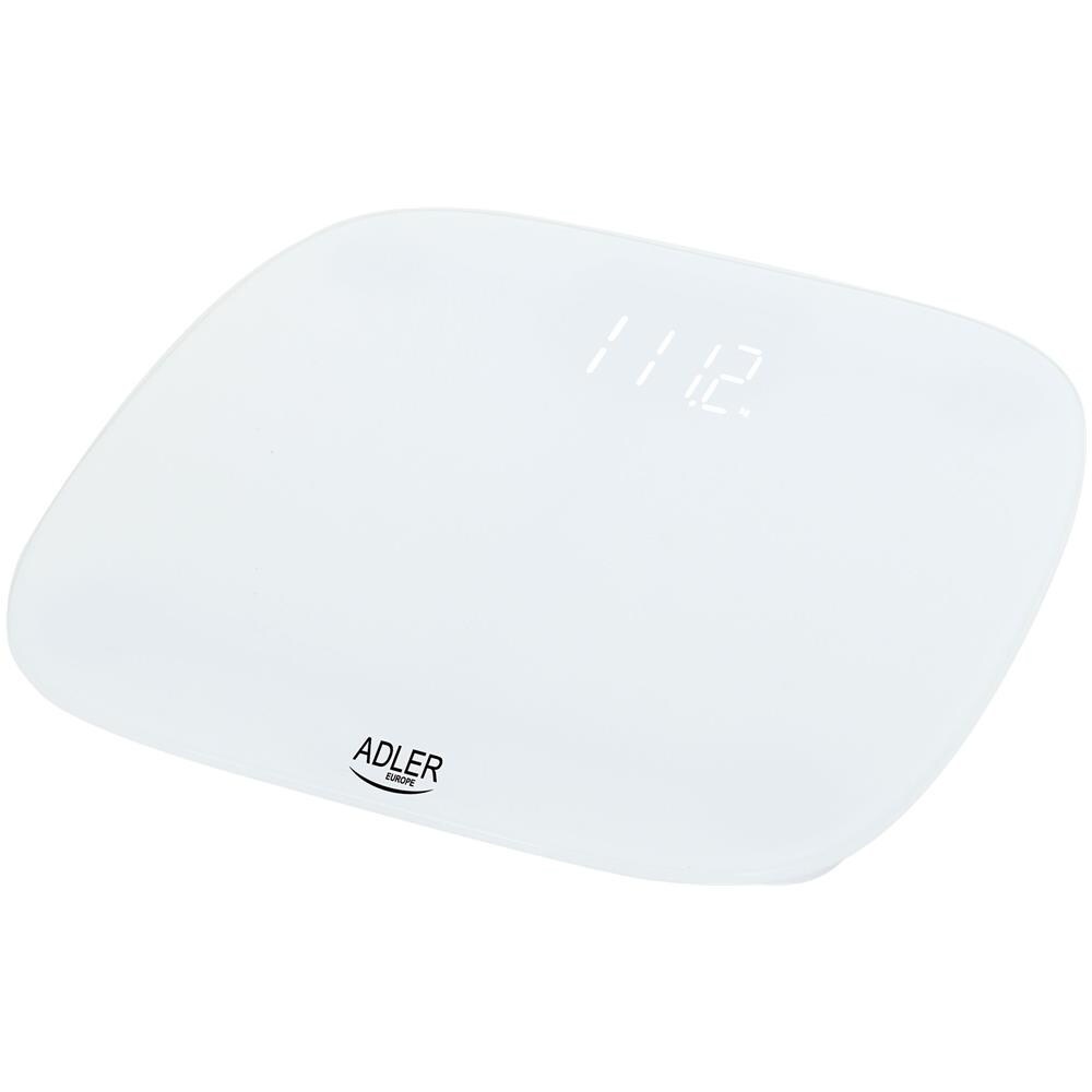 Ad8176 Bilancia Pesapersone Digitale Alta Precisione 180kg, Display Led Autospegnimento Bianco - Foto 1