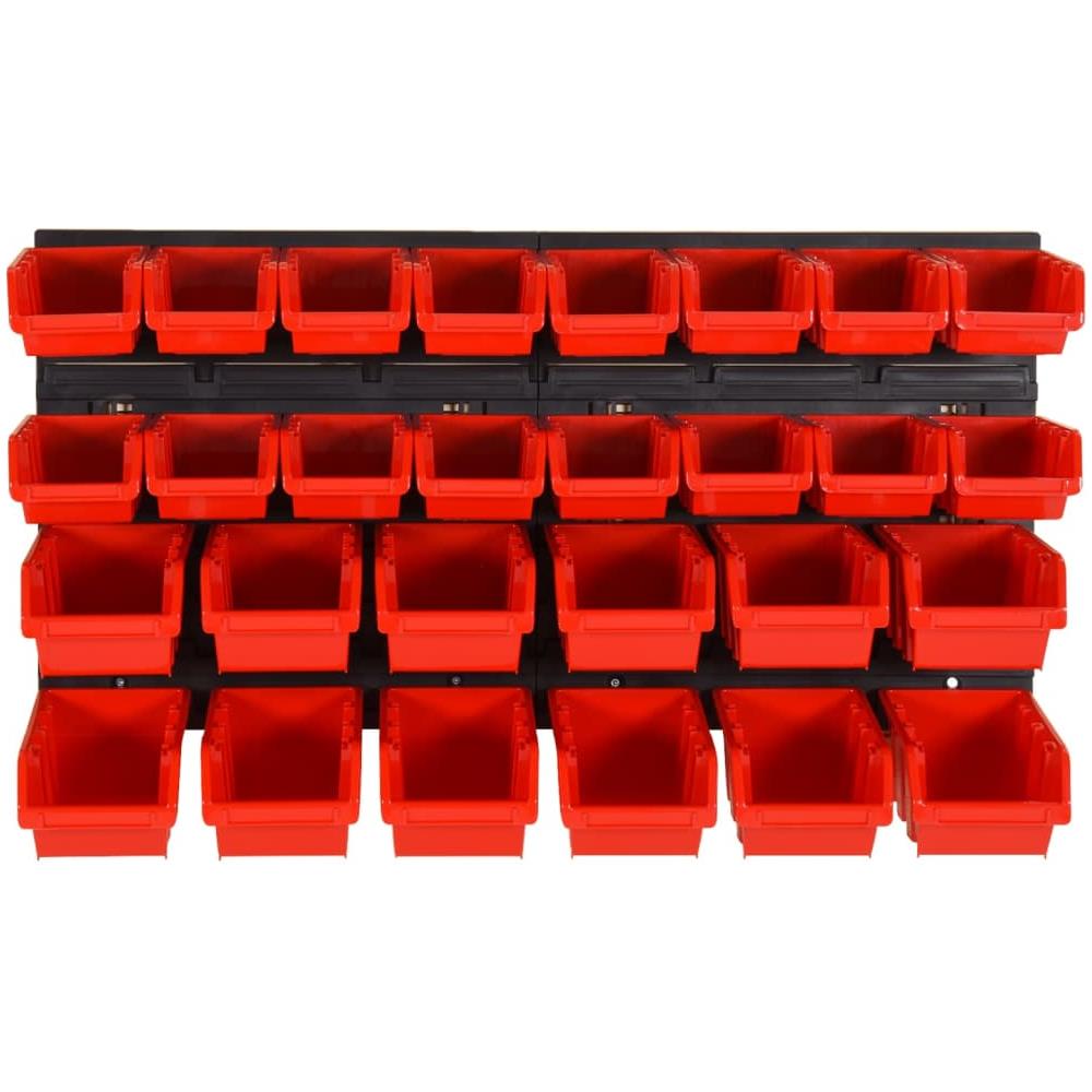 Set Da Officina 30 Pz Rosso E Nero 77x39 Cm In Polipropilene - Foto 2