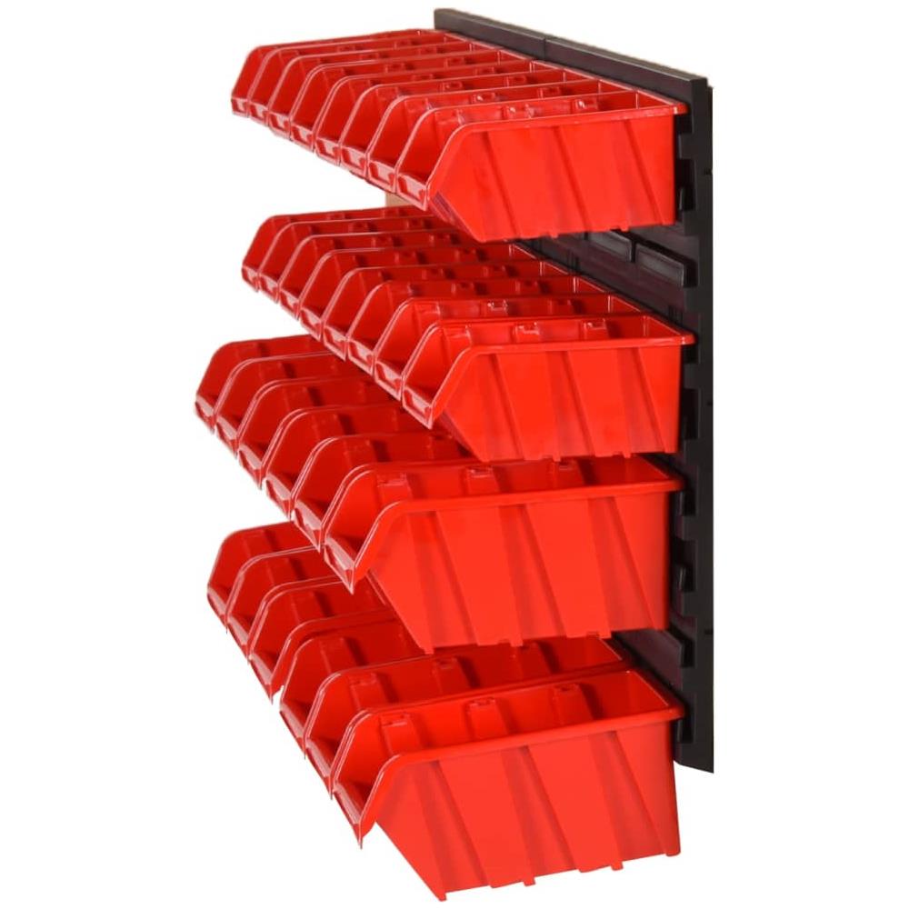 Set Da Officina 30 Pz Rosso E Nero 77x39 Cm In Polipropilene - Foto 3