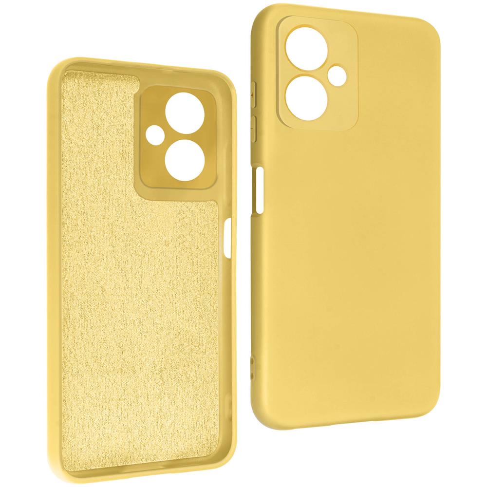 Cover Xiaomi Redmi Note 12 5g Silicone Semirigido Finitura Soft-touch Gialla - Foto 1