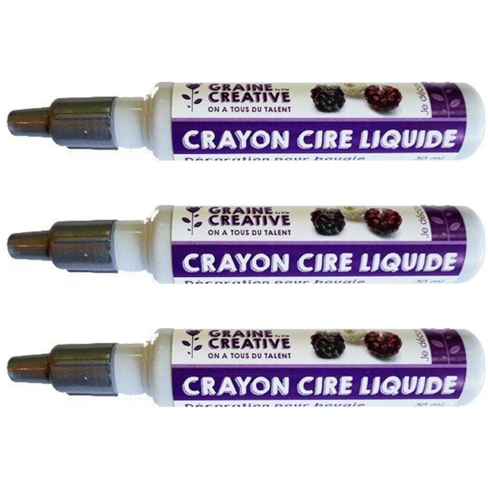 3 Matite A Cera Liquida Per Candela - Argento - Foto 1