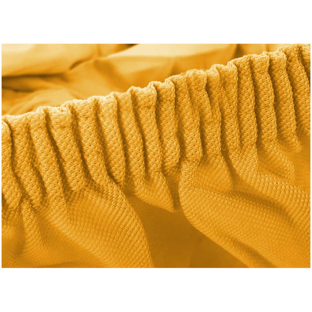 Copriseduta Per Divano Elasticizzato Antimacchia Genius In Tinta Unita Chaise Longue Senape 1008 - Foto 5