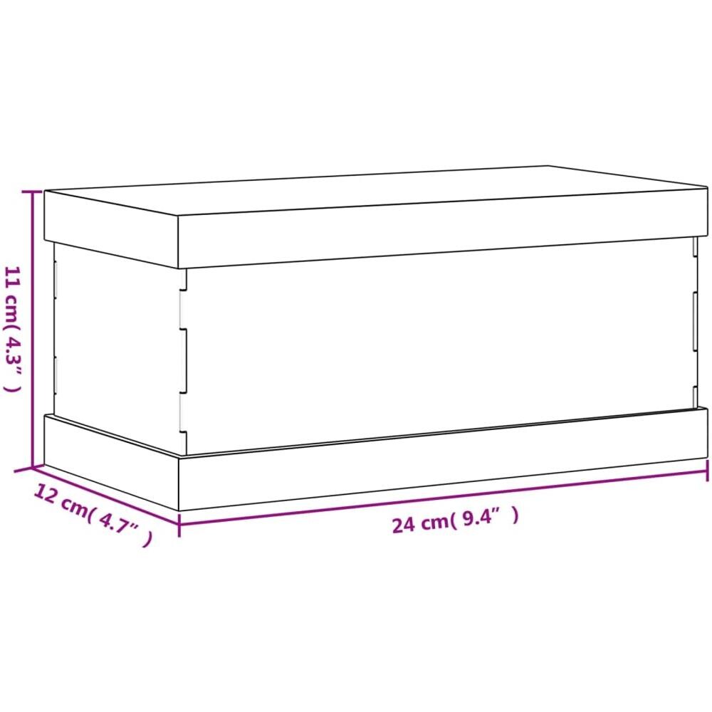 Scatola Espositiva Trasparente 24x12x11 Cm In Acrilico - Foto 5