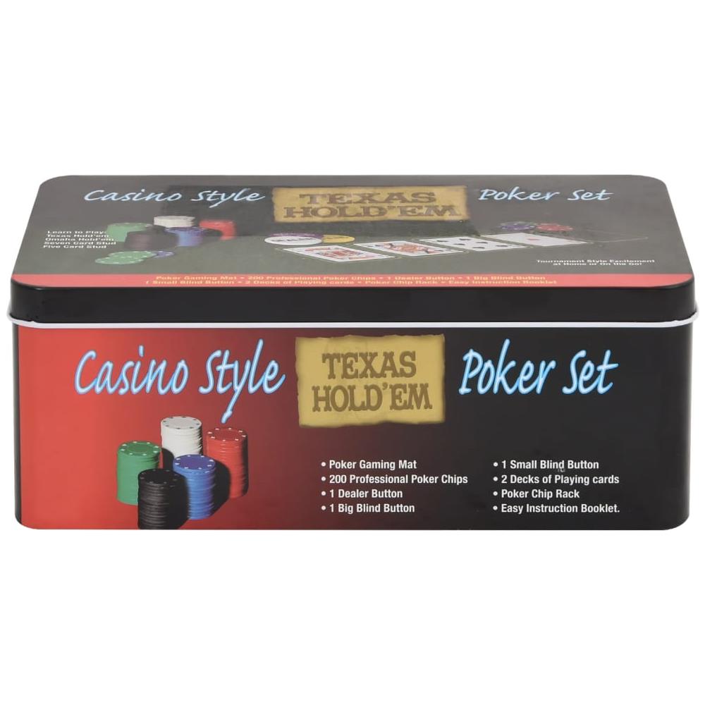 Set Di Fiches Da Poker 200 Pz 4 G - Foto 3