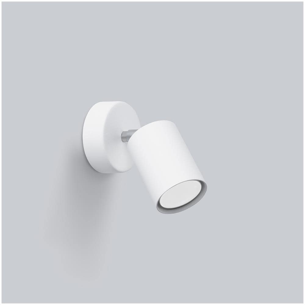 Lampada Da Parete Lemmi 1 Bianco Sl. 1123 - Minimalista Lampade Da Parete Bianco 18.5x8x8 Cm - Foto 2