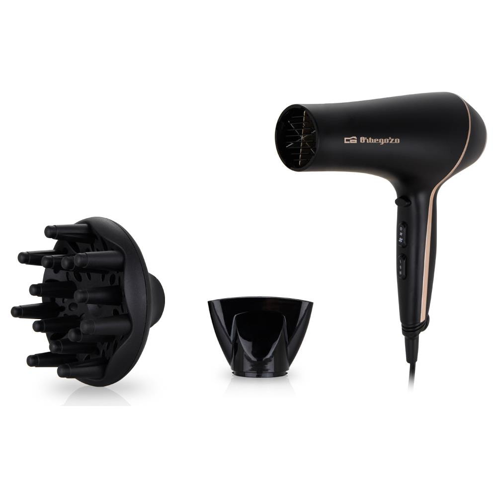 Asciugacapelli SE-2065 con 3 Livelli di Velocità Potenza 2000 W Colore Nero / Rame - Foto 7