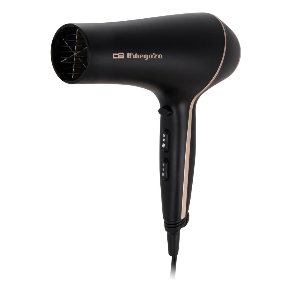 Asciugacapelli SE-2065 con 3 Livelli di Velocità Potenza 2000 W Colore Nero / Rame - Foto 2