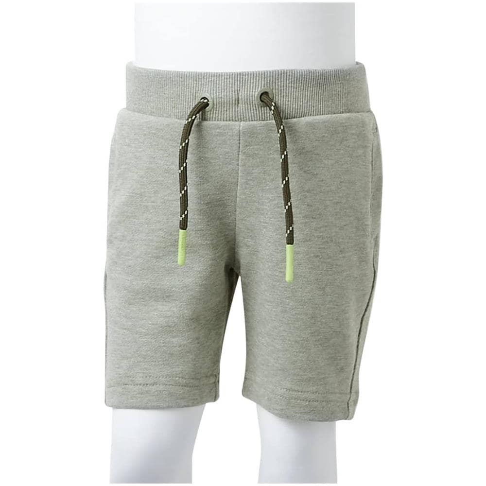 Pantaloncini per Bambini con Coulisse Cachi Chiaro Mélange 128 - Foto 8