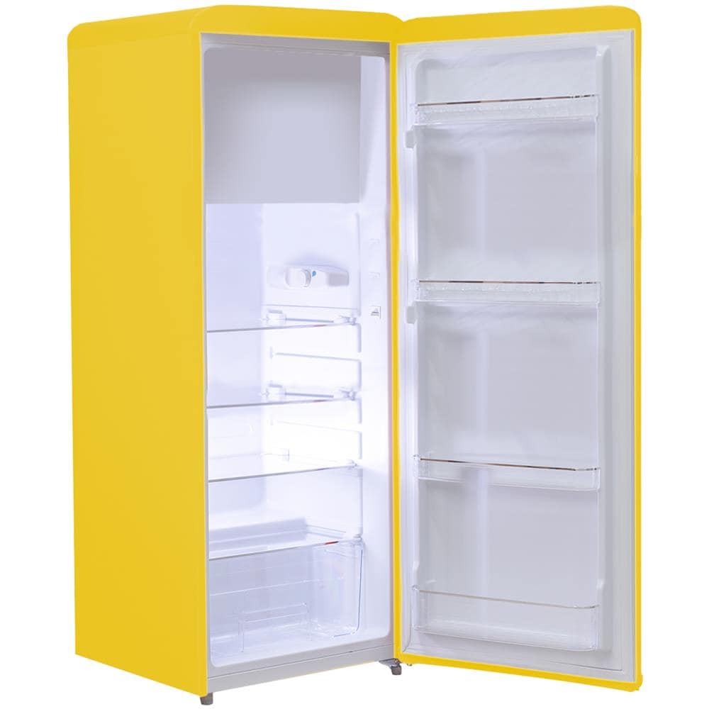 Frigorifero Singola Porta Ventilato 240 Litri Colore Giallo Mambo2401y - Foto 5