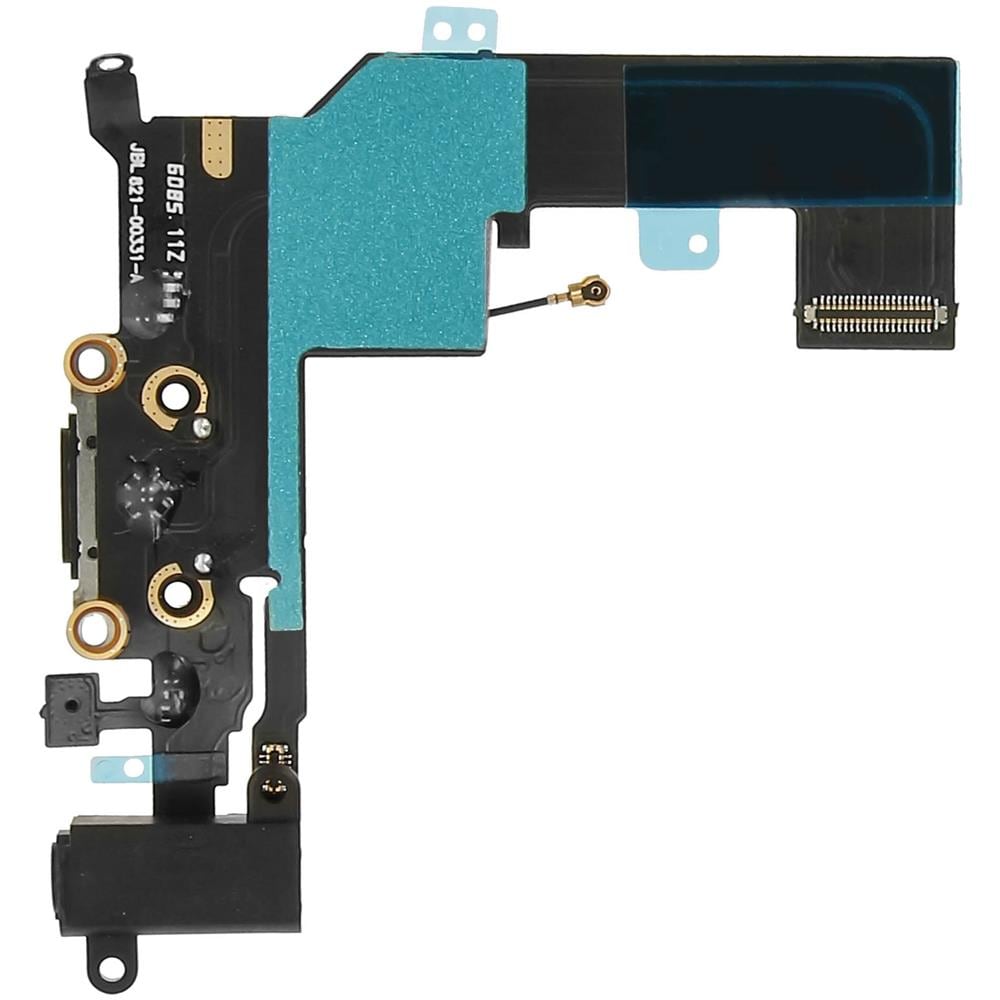 Connettore Di Ricarica Iphone Se - Connettore Lightining + Jack 3.5 Mm Nero - Foto 1