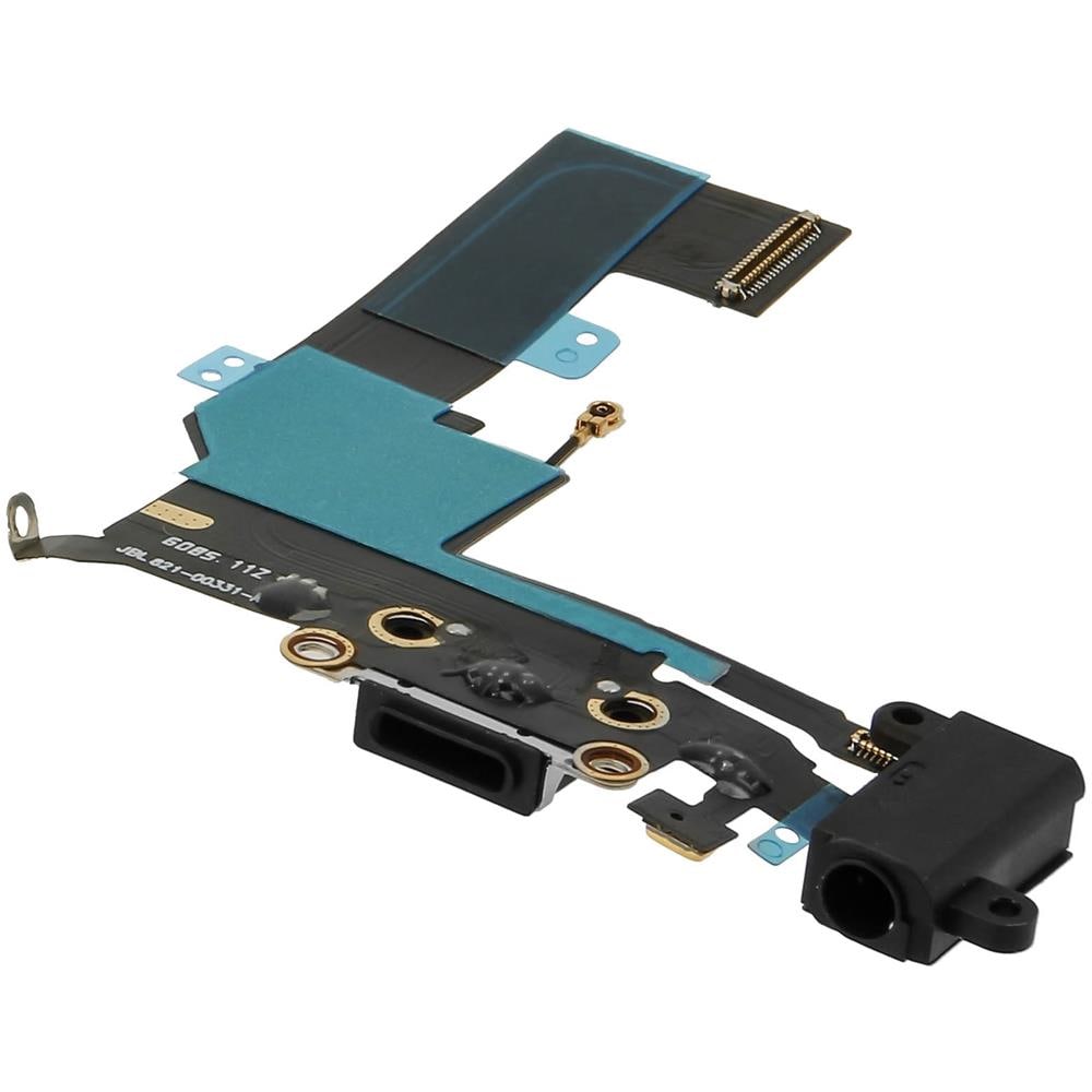 Connettore Di Ricarica Iphone Se - Connettore Lightining + Jack 3.5 Mm Nero - Foto 3