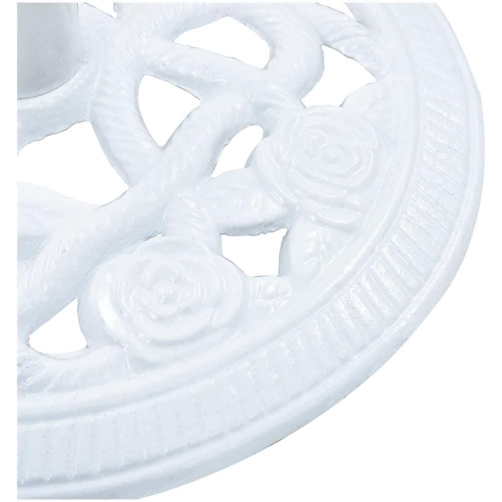 Base Ombrellone Bianca 9 Kg 40 Cm In Ghisa - Foto 6