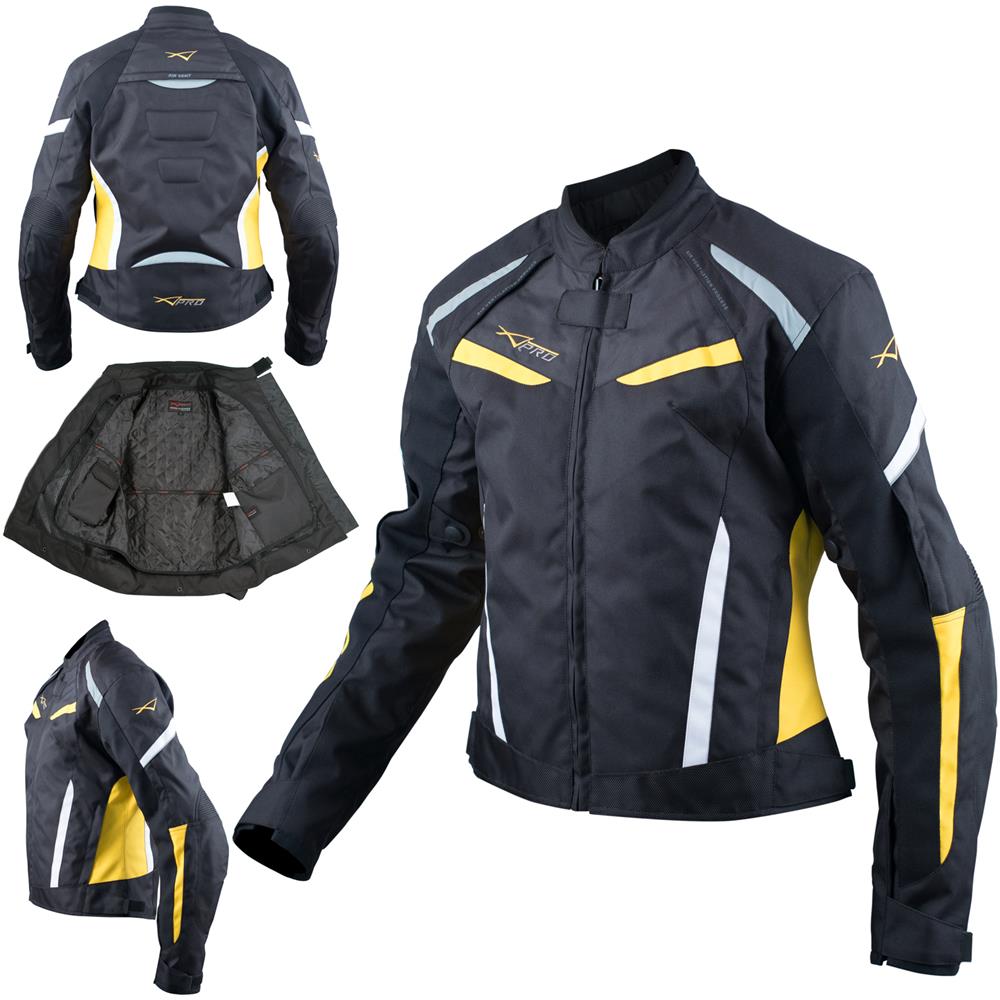 Moto Giacca Donna Sport Impermeabile Tessuto Riflettente Fluo 2x - Foto 1