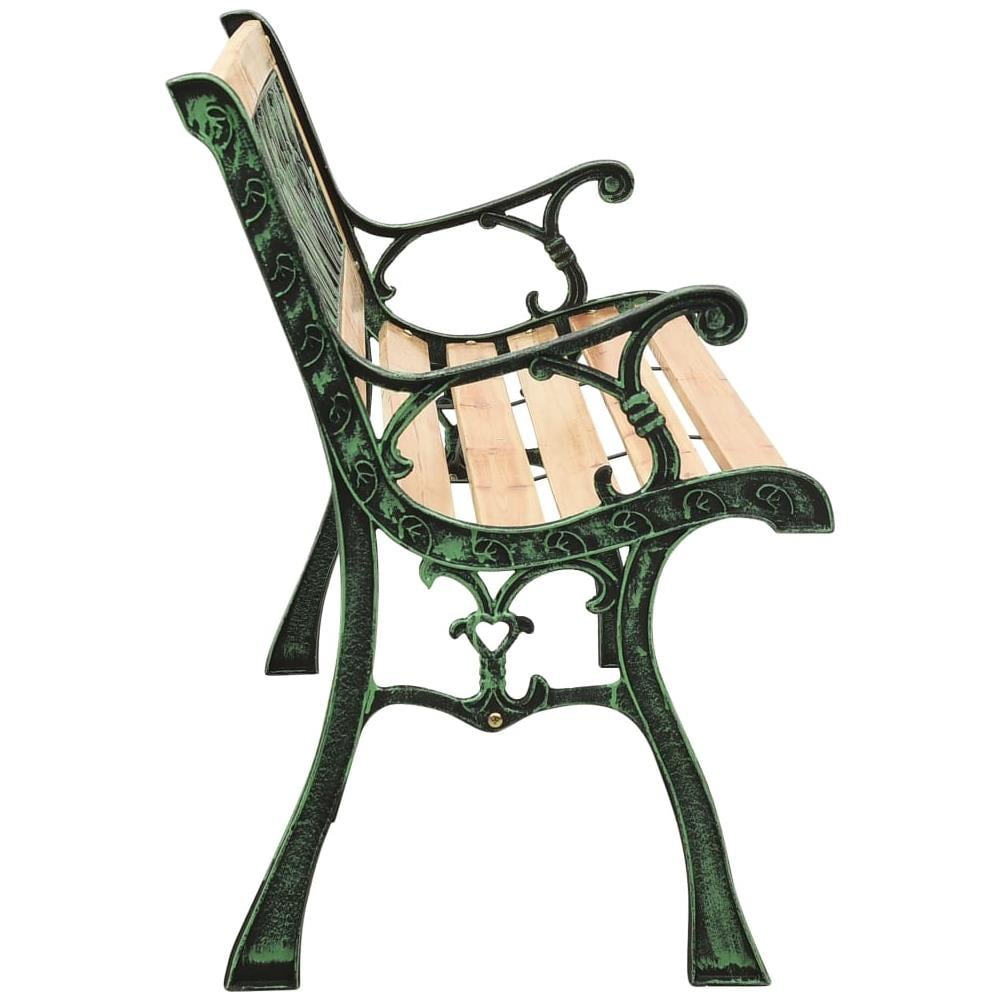 Panchina da Giardino 122 cm in Ghisa e Legno Massello di Abete - Foto 3