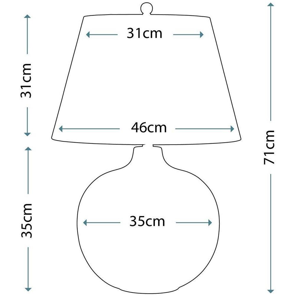 Lampada Da Tavolo A 1 Luce Bronzo, E27 - Foto 1