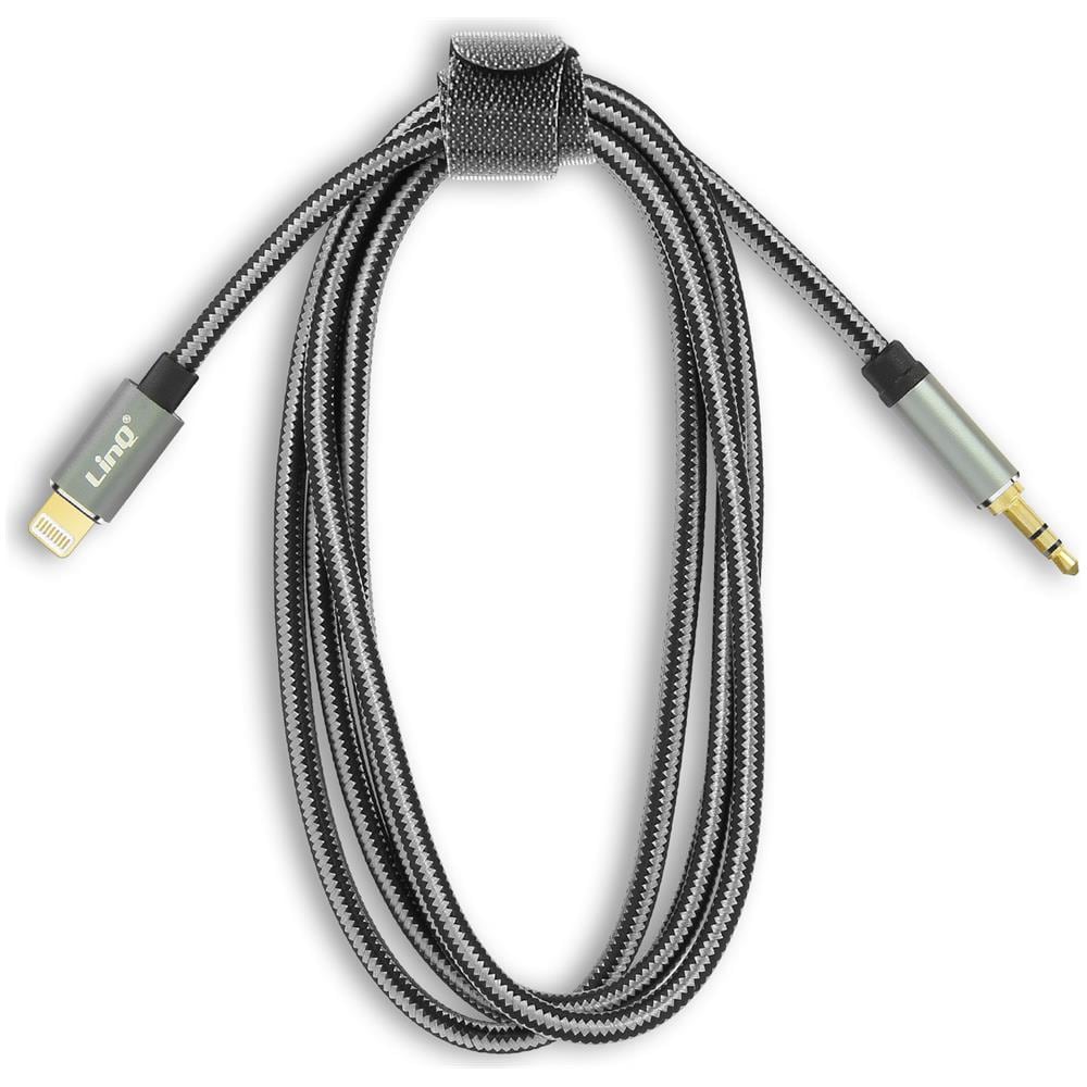 Cavo Lightning A Jack 3.5mm Maschio Suono Di Qualità Nylon Intrecciato 1,5m - Foto 1