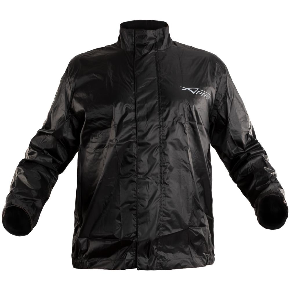 Giacca Antipioggia Impermeabile Antiacqua Moto Tuta Cappuccio Argento 3xl - Foto 3