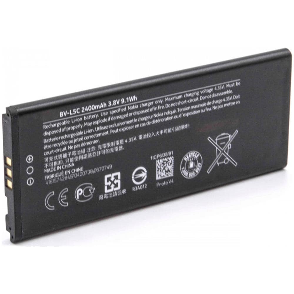 Batteria Bv-l5c Per Microsoft Lumia 640 2400 Mah Bulk - Foto 2