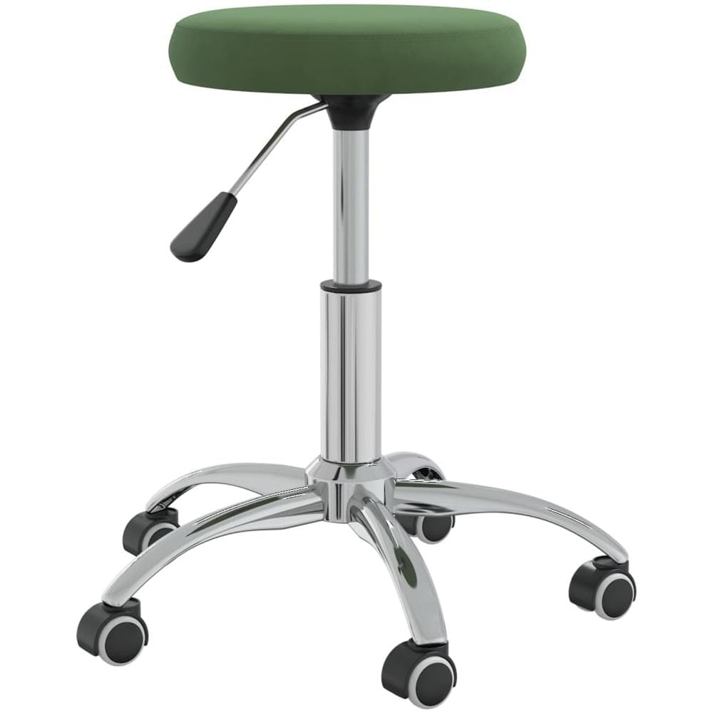 Sedia Da Ufficio Girevole Verde Scuro In Velluto - Foto 2