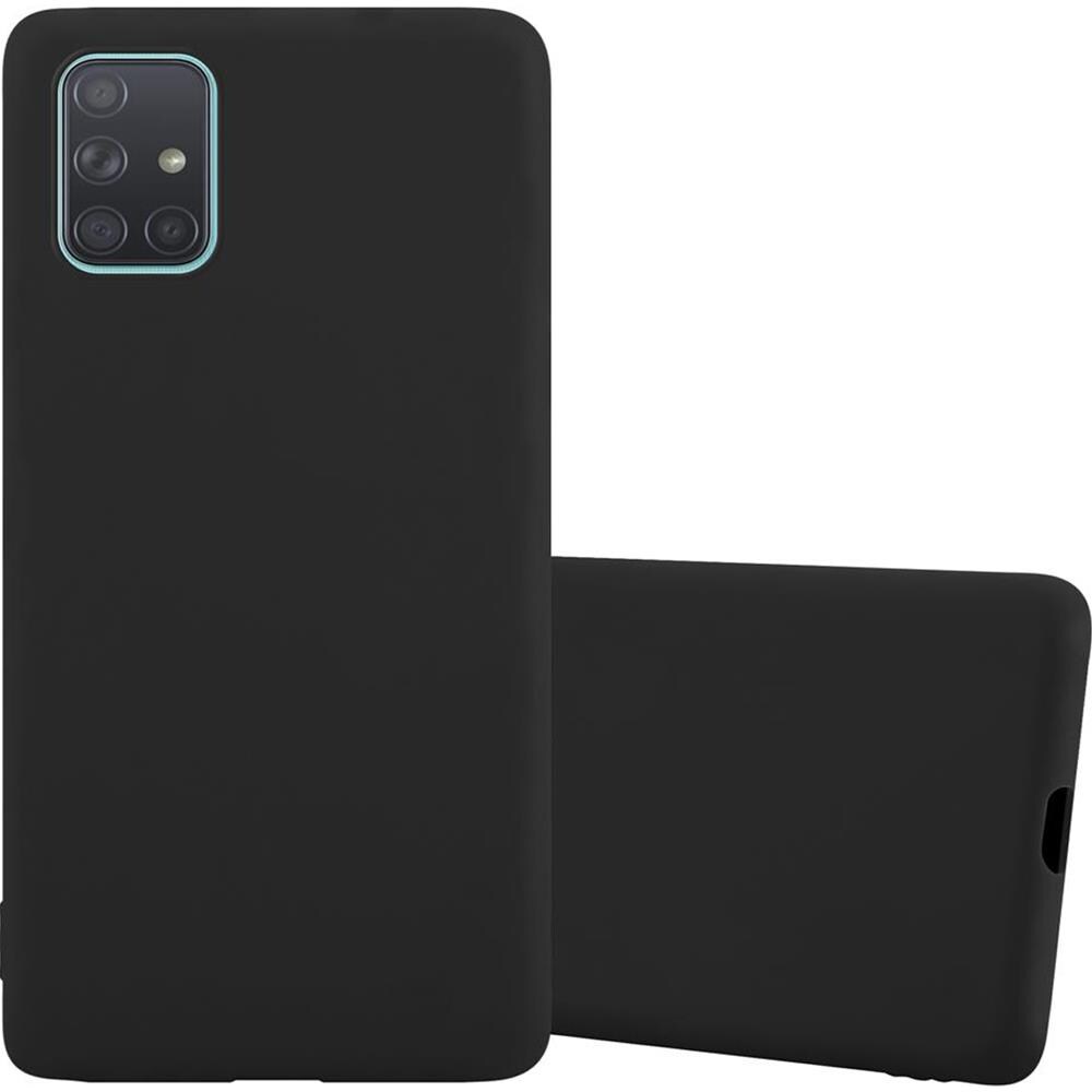 Custodia Compatibile Con Samsung Galaxy A71 5g In Candy Nero - Coperchio Protettivo In Silicone Tpu Flessibile - Foto 1