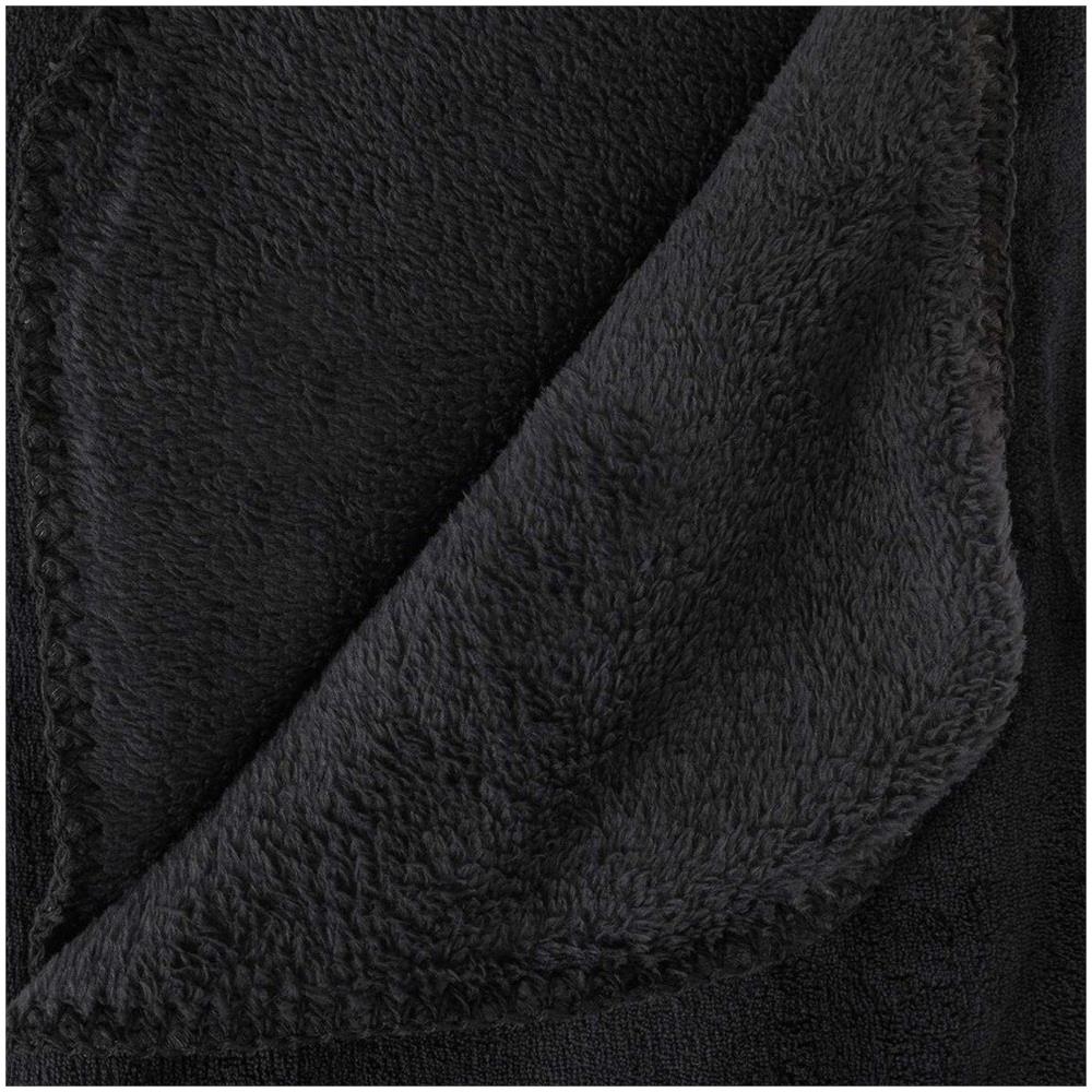 Coperta Calda In Microfibra, 180 X 230 Cm, Colore: Nero - Foto 2
