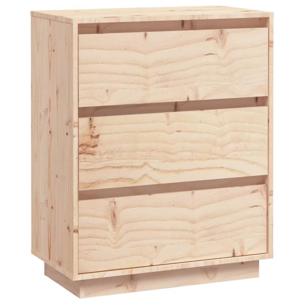 Credenza 60x34x75 Cm In Legno Massello Di Pino - Foto 2